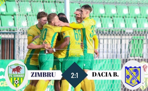 Zimbru s-a impus în meciul de verificare cu Dacia Buiucani
