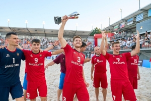 Naționala Moldovei de fotbal pe plajă a devenit campioana calificărilor europene, care s-a desfășurat la Chișinău