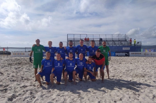 Сборная Молдовы по пляжному футболу выиграла у Греции на Euro Beach Soccer League 2023