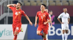 Бобан Николов забил гол в составе сборной Северной Македонии в Лиге Наций