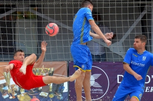 Selecționata Moldovei de fotbal pe plajă a cedat în amicalele cu Ucraina