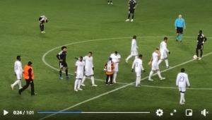 Видеоролик на Фэйсбуке Молдфутбола с мальчиком, выбежавшим на поле во время матча 'Шериф' - 'Реал Мадрид', охватил 1 миллион пользователей