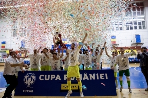 Constantin Burdujel a devenit deținătorul Cupei României la futsal cu United Galați, după ce echipa sa a fost condusă la o diferență de trei goluri