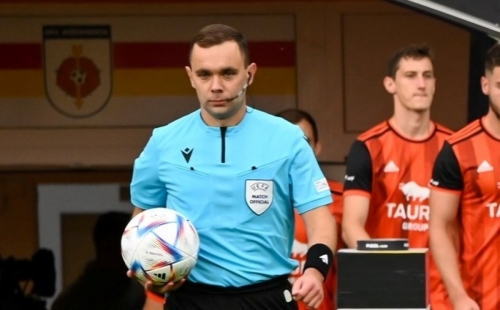 Încă o brigadă de arbitri din Moldova va deservi un meci din Conference League