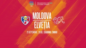 Biletele pentru meciul dintre naționalele feminine a Moldovei și Elveției pot fi procurate la prețul de 1 leu