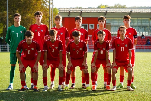 Cantonament și două meciuri amicale pentru Naționala Moldovei U15 cu selecționata României U15