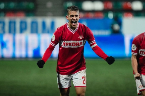 Fundașul al echipei Spartak-2 Moscova Daniil Pavlenko - unul dintre primii internaționali convocați la echipele naționale în baza Anchetei online a Departamentului Souting al FMF