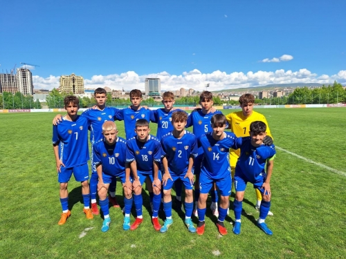 Naționala Moldovei U15 a debutat cu o victorie la Turneul de Dezvoltare UEFA