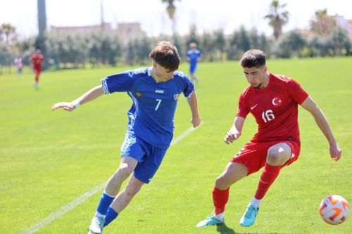 Сборная Молдовы U19 проиграла Турции U19 в товарищеском матче (видеообзор)