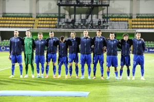 Сборная Молдовы проиграла Казахстану в первом стыковом матче Лиги Наций (видеообзор)