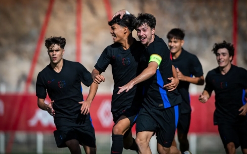 Leo Saca a fost din nou integralist pentru Barcelona U19 în UEFA Youth League