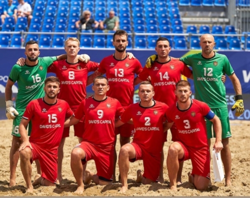 Naționala Moldovei de Fotbal pe plajă s-a clasat pe locul 6 la Jocurile Europene