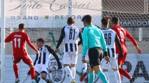 Раду Гынсарь забил победный гол в матче второго дивизиона Греции (видео)
