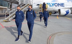 Сборная Молдовы прилетела в Данию. К завтрашнему матчу готовятся 25 игроков