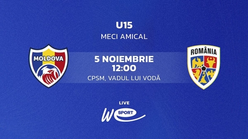 Сегодня, 12:00. Молдова U15 - Румыния U15, прямая видеотрансляция