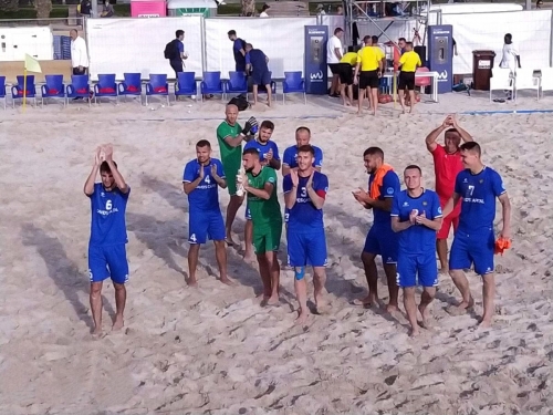 Naționala de fotbal pe plajă a Moldovei a învins selecționata Franței la Euro Beach Soccer League 2023