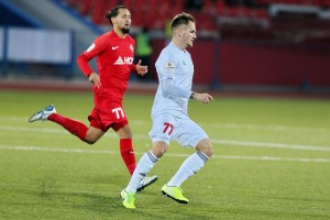 Евгений Оанча сыграл за "СКА-Хабаровск" впервые после полученной в феврале травмы