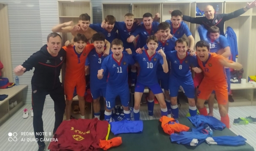 Naționala de futsal U19 a Moldovei a învins Georgia în cel de-al doilea meci amical
