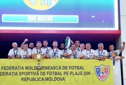 BSC Nistru este campioană națională la fotbal pe plajă