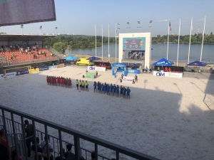 La Campionatul European de fotbal pe plajă au fost jucate meciurile zilei a doua a turneului. Moldova astăzi a avut liber