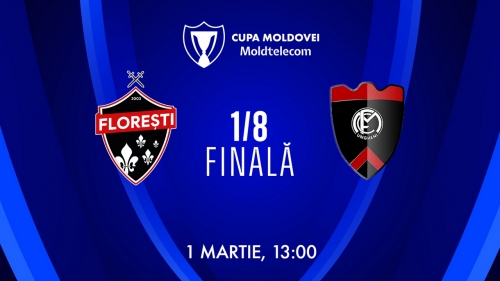 Astăzi, 13:00. Cupa Moldovei. FC Florești - FCM Ungheni, în direct