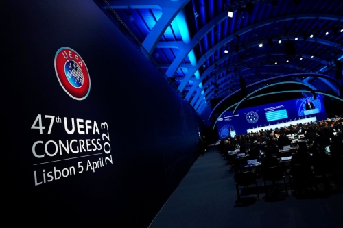 Aleksander Čeferin în timpul discursului său de la congresul UEFA, a menționat realizările fotbalului moldovenesc (video)