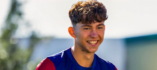 Leo Saca a jucat pentru Barcelona U19 în UEFA Youth League