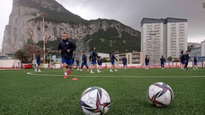 Naționala Moldovei de tineret a efectuat primul antrenament în Gibraltar (foto)