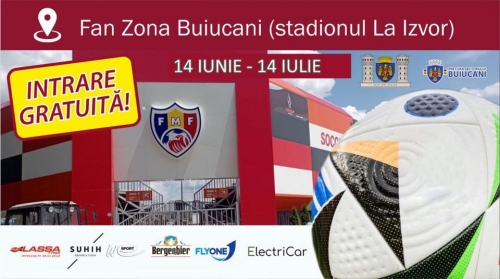 EURO-2024 poate fi urmărit în fan-zonele de la stadionul Zimbru și Arena FMF din Parcul La Izvor